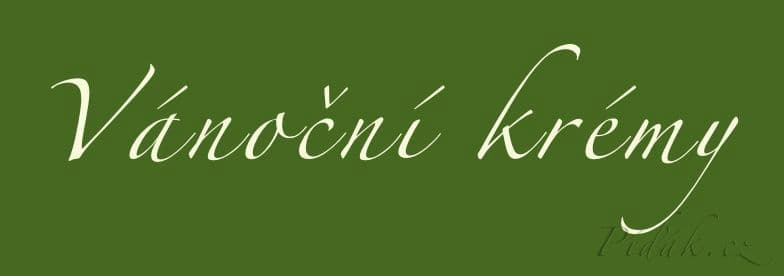 1. obrázek Krémy do vánočního cukrovíčka