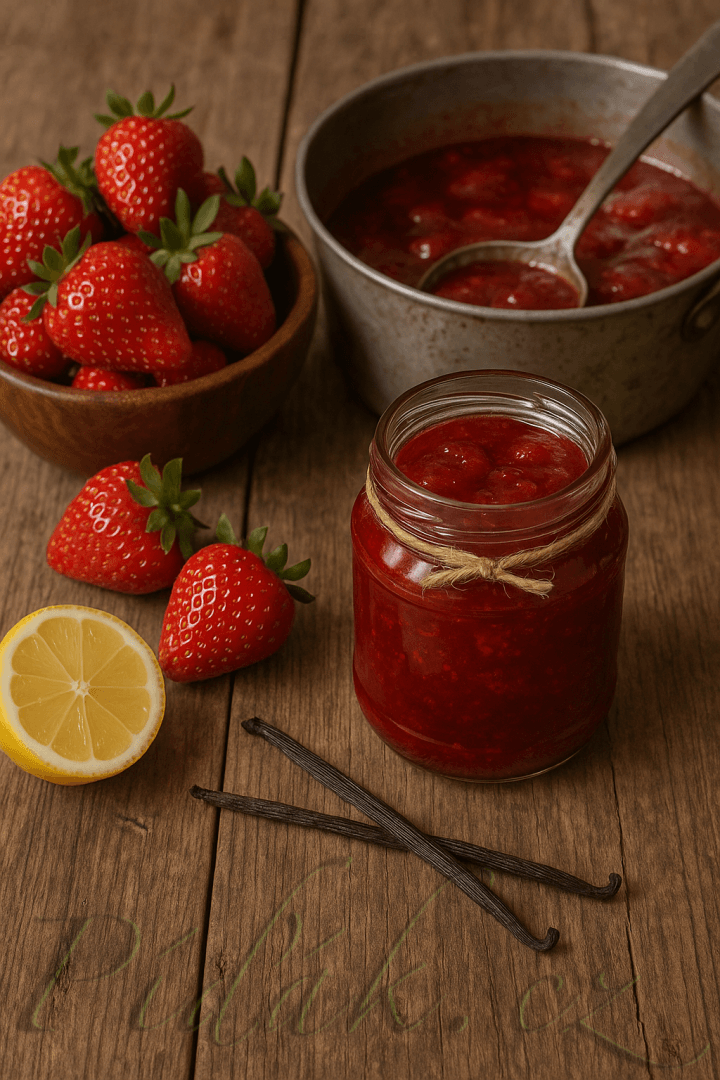 1. obrázek Jahodová marmeláda s vanilkou 
