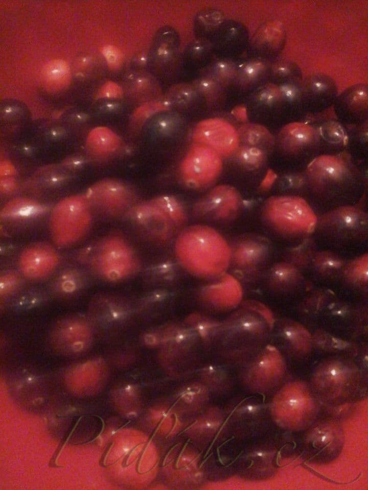 1. obrázek Brusinkové želé 