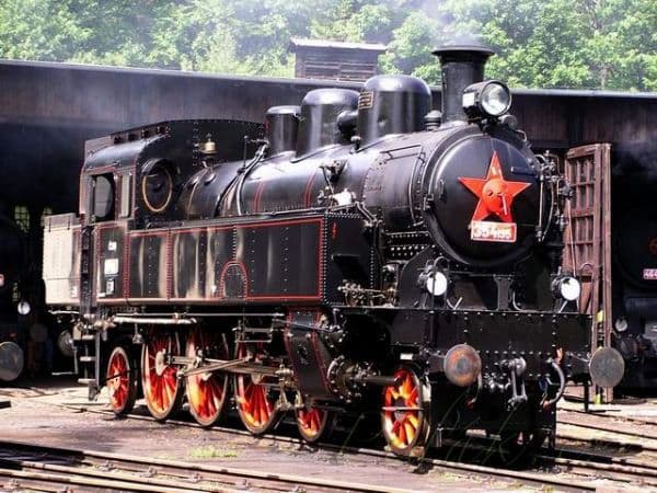 1. obrázek Železniční muzeum- Lužná u Rakovníka