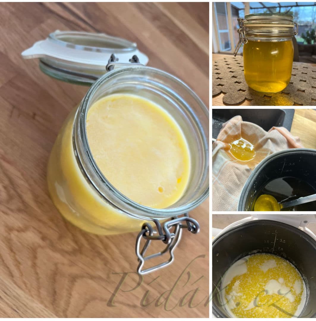 1. obrázek Ghí - přepuštěné máslo - domácí 