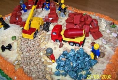17. obrázek Dort Staveniště - parádní dort pro kluka