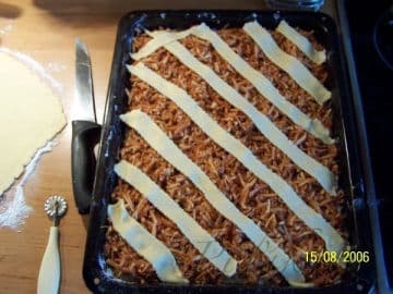 9. obrázek Jablkový mřížkový koláč