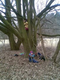 3. obrázek Furt venku lesní mateřská školka