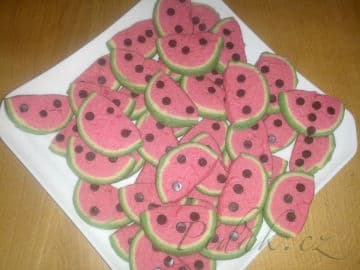 Obrázek Melounky - sušenky podle Marušky