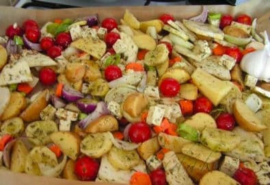 2. obrázek Pečená zelenina na plechu