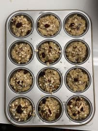 4. obrázek Muffiny s vločkami a ořechy