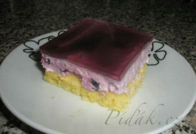 Obrázek Borůvkové piškotové řezy 