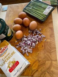 2. obrázek Chřestový quiche s batáty 