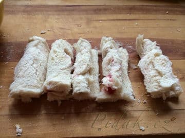 5. obrázek Rolky z toustového chleba podle Romanky 