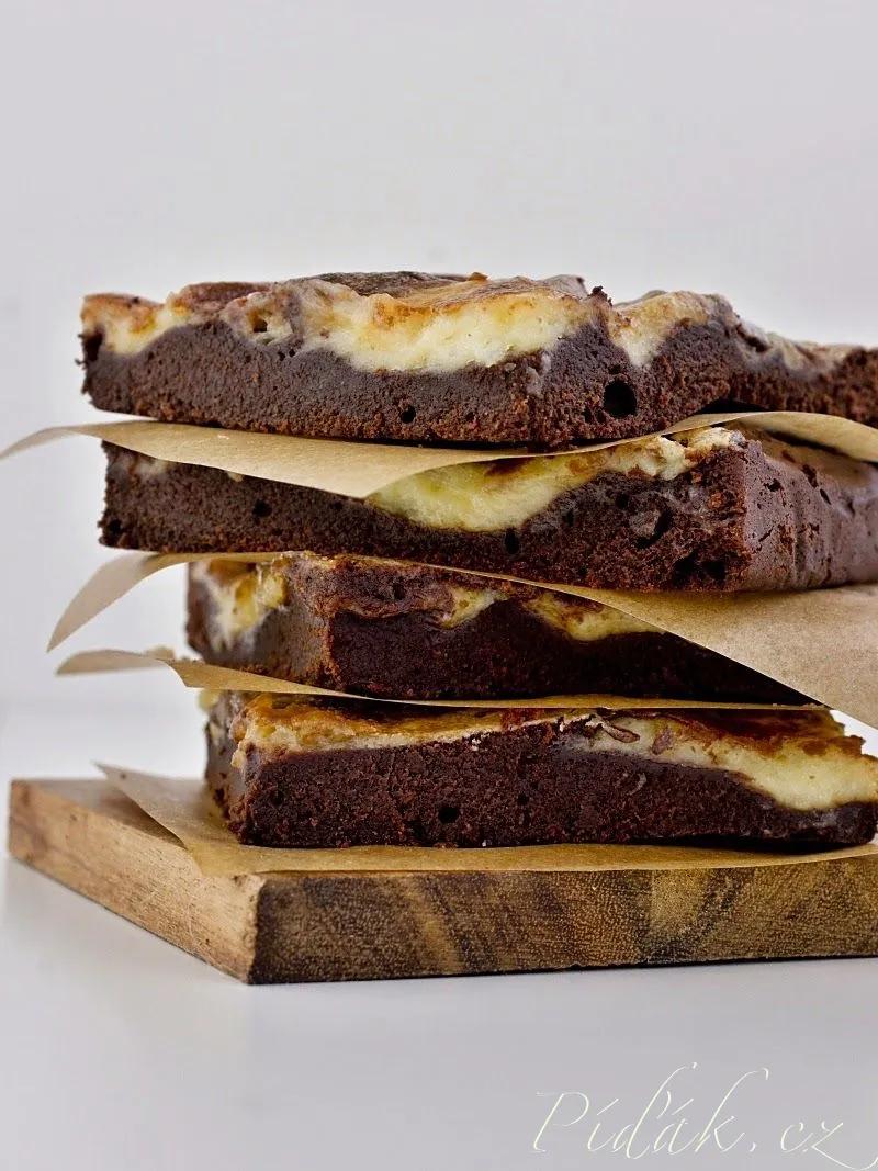 1. obrázek Cheesecake brownies