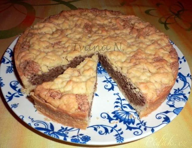 1. obrázek Jednoduchý ořechový koláč