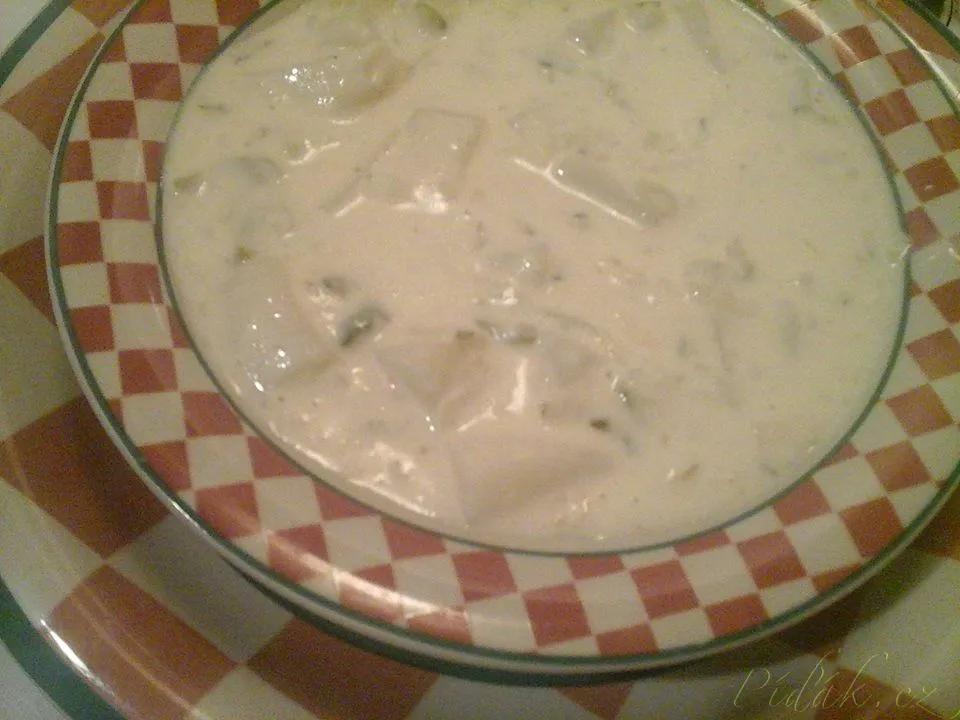 1. obrázek Okurková polévka