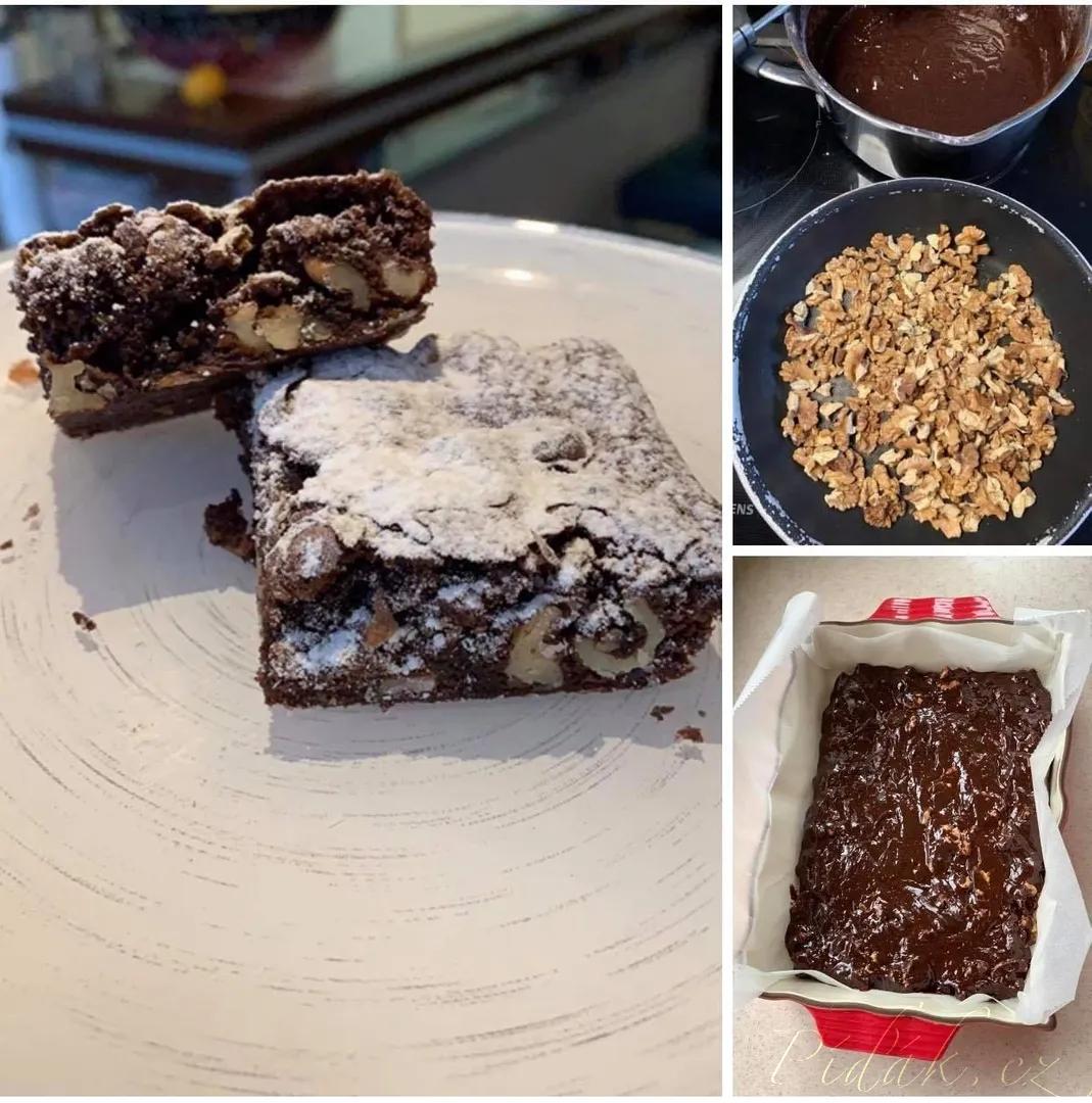 1. obrázek Čokoládovo ořechové brownies by Romča
