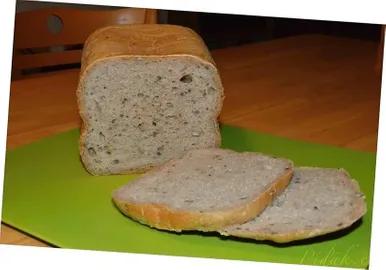 Obrázek Špaldovo- žitný chléb z domácí pekárny 