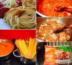 5. obrázek Vegetariánské špagety s rajčatovou omáčkou by Romča
