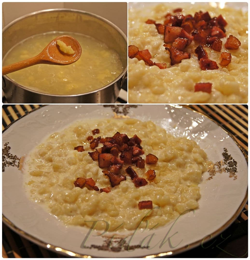 1. obrázek Brynzové halušky 1. obrázek Brynzové halušky