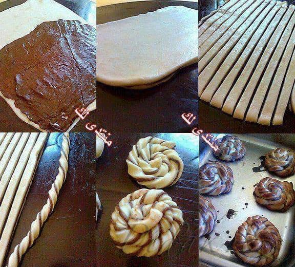 1. obrázek Propletené nutelové bochánky 1. obrázek Propletené nutelové bochánky