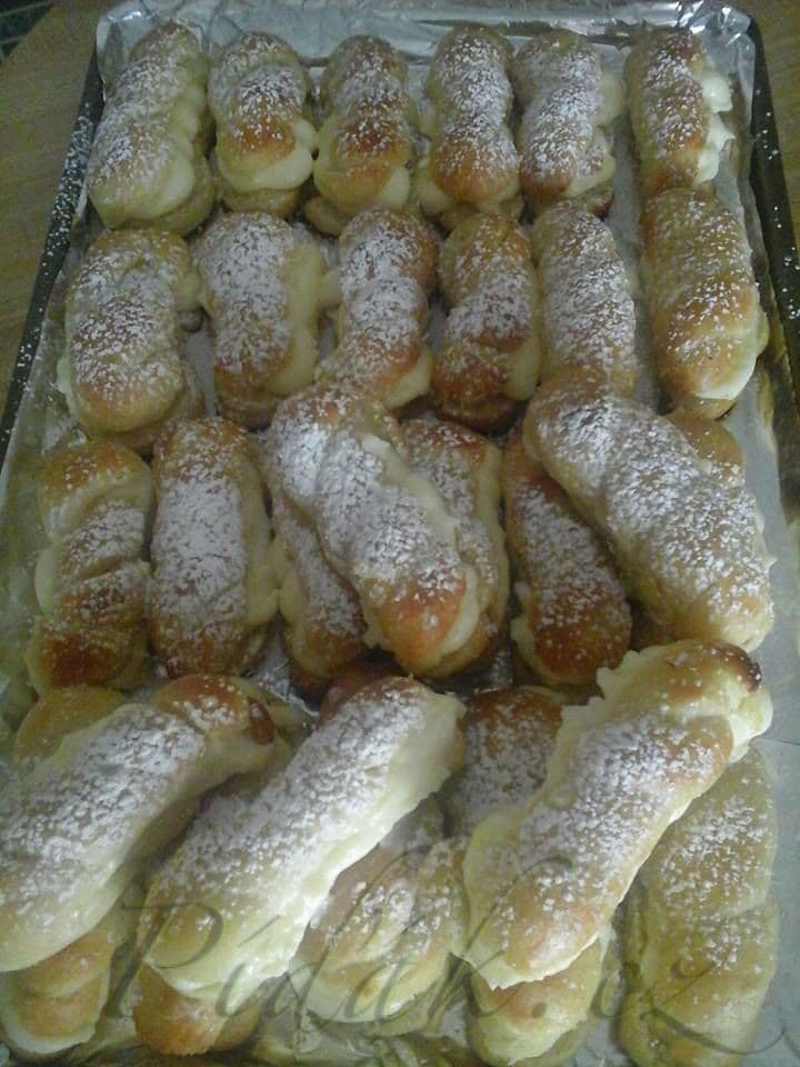 1. obrázek Copánky plněné krémem 1. obrázek Copánky plněné krémem