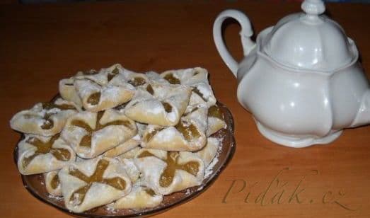 1. obrázek Jablečné šátečky z jogurtového těsta 1. obrázek Jablečné šátečky z jogurtového těsta