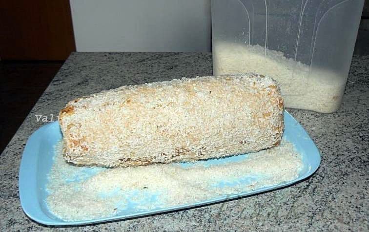 1. obrázek Roláda z listového těsta 1. obrázek Roláda z listového těsta