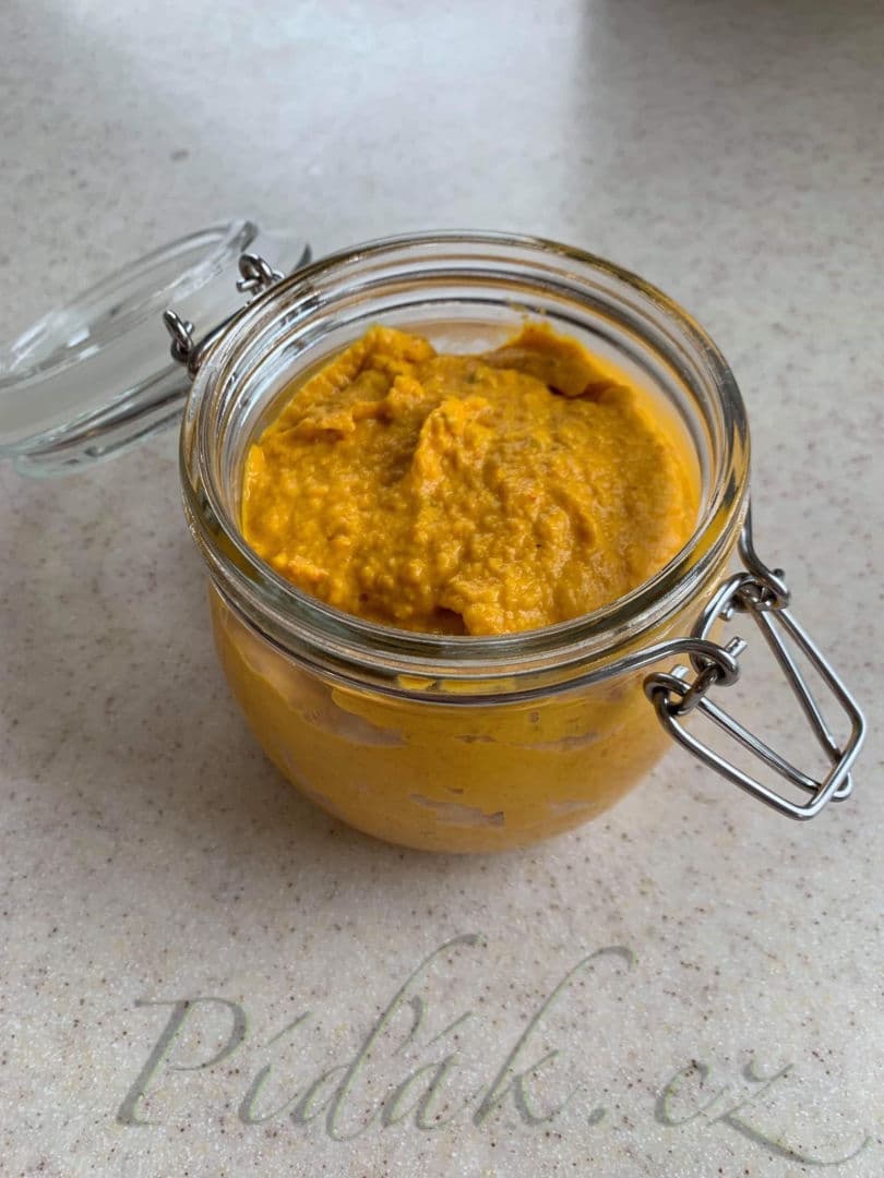 1. obrázek Humus s pečenou dýní 1. obrázek Humus s pečenou dýní