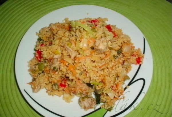 1. obrázek Kuskus s kuřecím masem a zeleninou 1. obrázek Kuskus s kuřecím masem a zeleninou