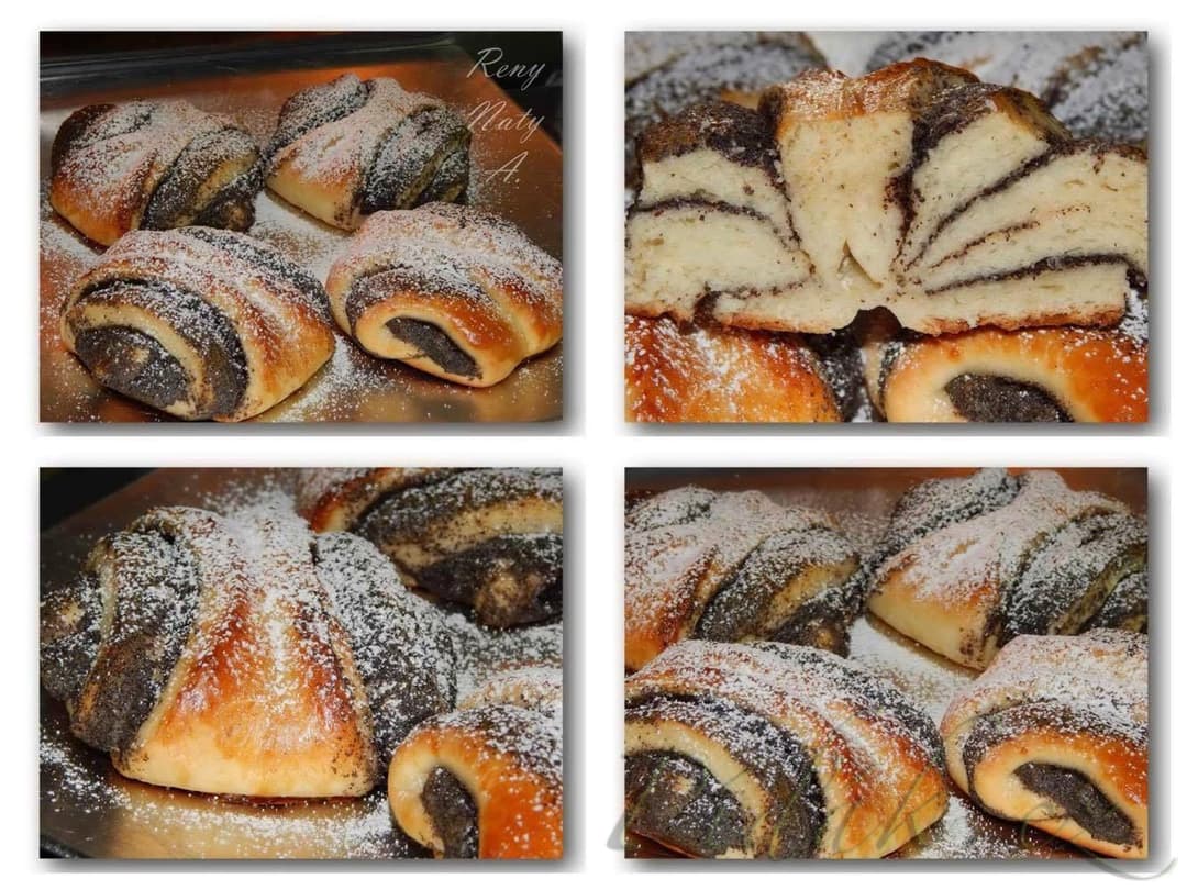 1. obrázek Makové, vláčné, nadýchané švýcarky 1. obrázek Makové, vláčné, nadýchané švýcarky