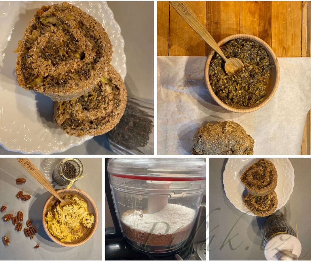 1. obrázek Raw jablečný závin 1. obrázek Raw jablečný závin