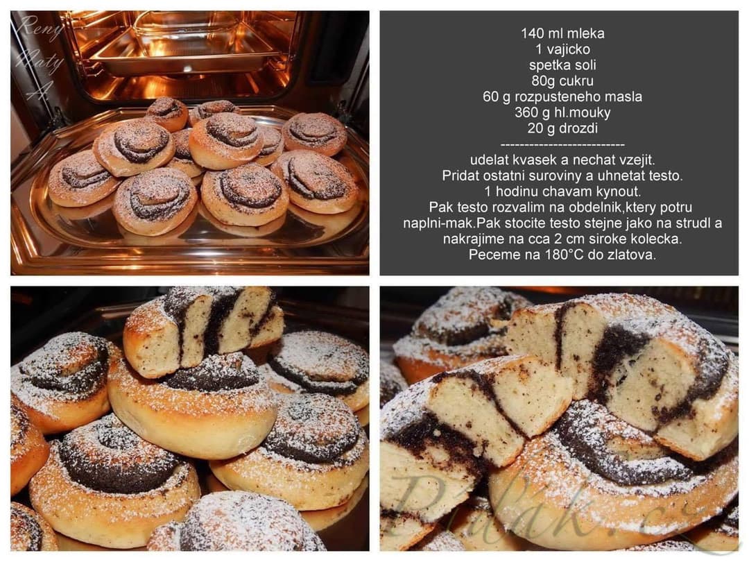 1. obrázek Makoví šneci 1. obrázek Makoví šneci