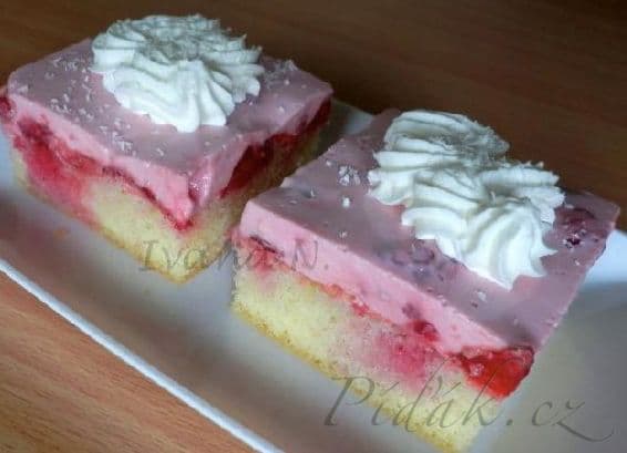 1. obrázek Recept - Osvěžující malinové řezy 1. obrázek Recept - Osvěžující malinové řezy