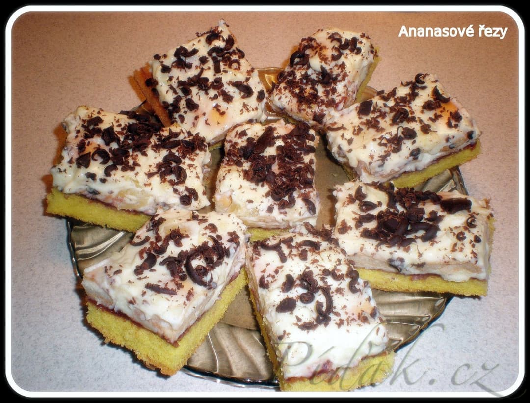 1. obrázek Ananasové řezy 1. obrázek Ananasové řezy