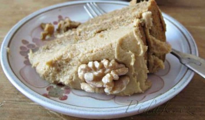 1. obrázek Kávovo ořechový dort 1. obrázek Kávovo ořechový dort