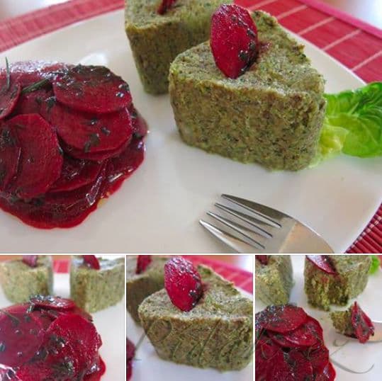 1. obrázek Cuketovo-pohankové trojhránky s marinovanou řepou 1. obrázek Cuketovo-pohankové trojhránky s marinovanou řepou