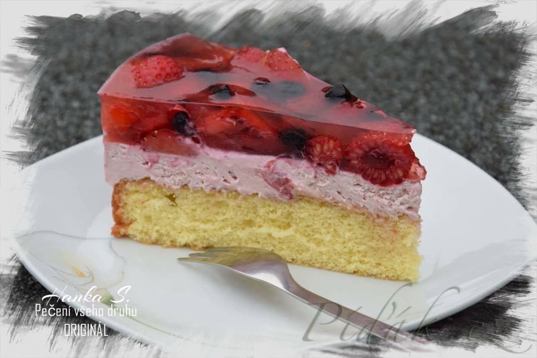 1. obrázek Ovocný dort podle Hanky Soudné 1. obrázek Ovocný dort podle Hanky Soudné