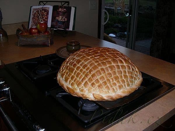 1. obrázek Pletený košík z těsta 1. obrázek Pletený košík z těsta