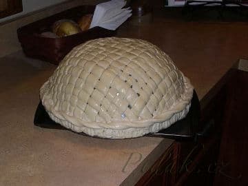 4. obrázek Pletený košík z těsta 4. obrázek Pletený košík z těsta