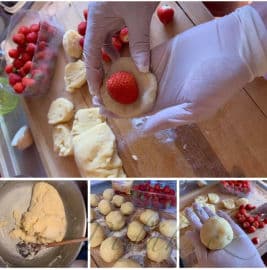 Obrázek Ovocné knedlíky z odpalovaného těsta