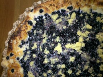 3. obrázek Borůvkový kynutý koláč s tvarohem 3. obrázek Borůvkový kynutý koláč s tvarohem