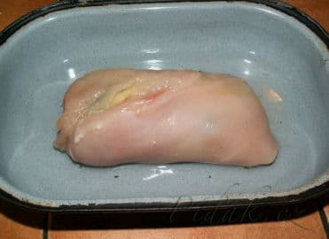 Obrázek Kuřecí špenátová roláda s celerovými hranolky - dietní