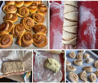 Obrázek Finské skořicové šneky - kynuté