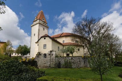 Obrázek Zámecké muzeum Freistadt – Mühlviertler Schlossmuseum s věží, Rakousko