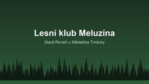 Obrázek Lesní klub Meluzína a lesní škola Stribog
