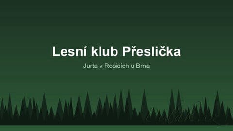 Obrázek Lesní klub Přeslička
