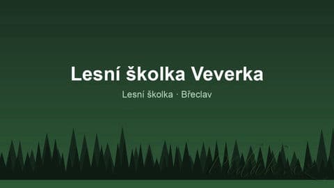 Obrázek Lesní školka Veverka