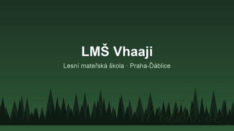 Obrázek Lesní mateřská škola Vhaaji