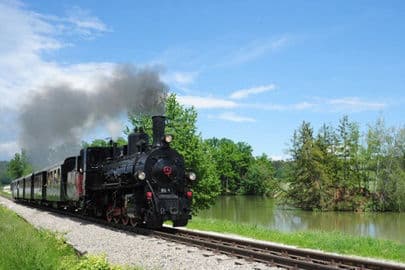 Obrázek Waldviertelbahn – úzkokolejka z Gmündu, Rakousko